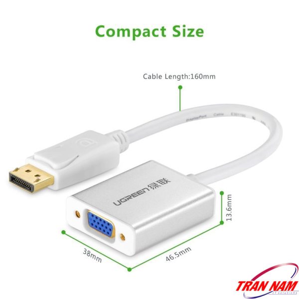 cap-chuyen-displayport-sang-vga-co-am-thanh-ugreen-20412