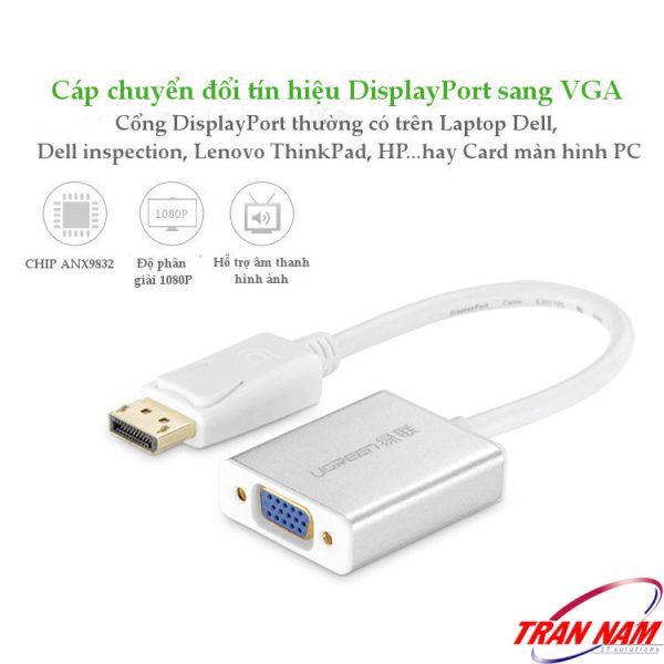 cap-chuyen-displayport-sang-vga-co-am-thanh-ugreen-20412