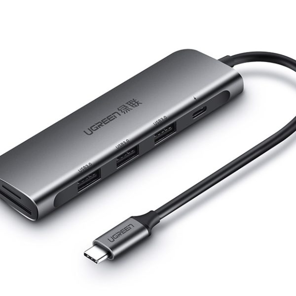 cap-chuyen-usb-type-c-ra-3-cong-usb-3-0-sd-tf-pd-ugreen-50598