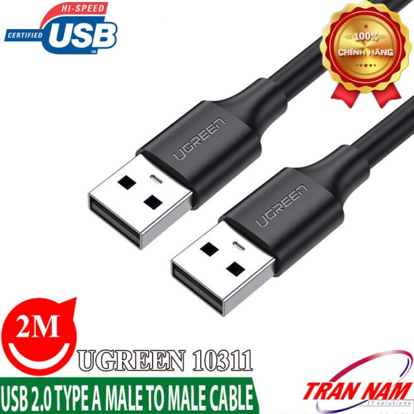 cap-usb-2-0-hai-dau-duc-dai-2m-cao-cap-ugreen-10311