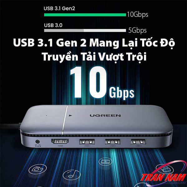 hub-usb-type-c-7-in-1-ugreen-70449-ho-tro-hdmi-4k-usb-3-1-gen-2-pd-dc-5v-2a-m-2-sata