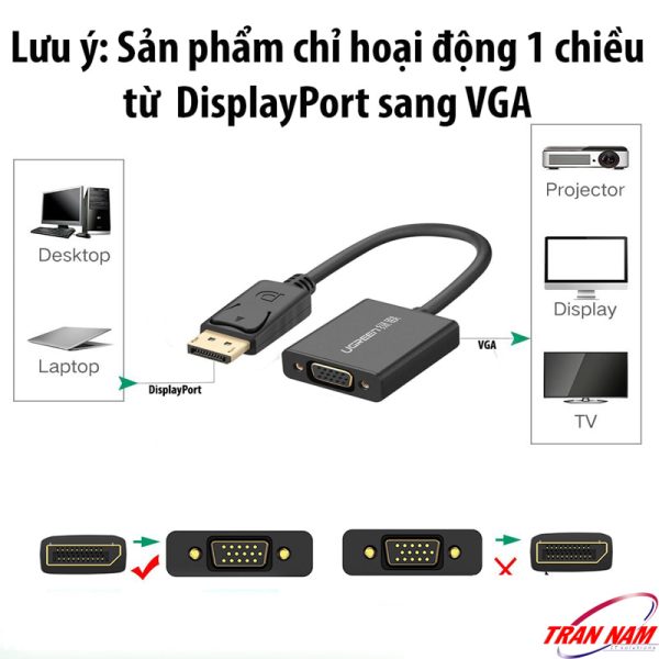 cap-chuyen-displayport-sangvga-vo-nhom-ugreen-20414