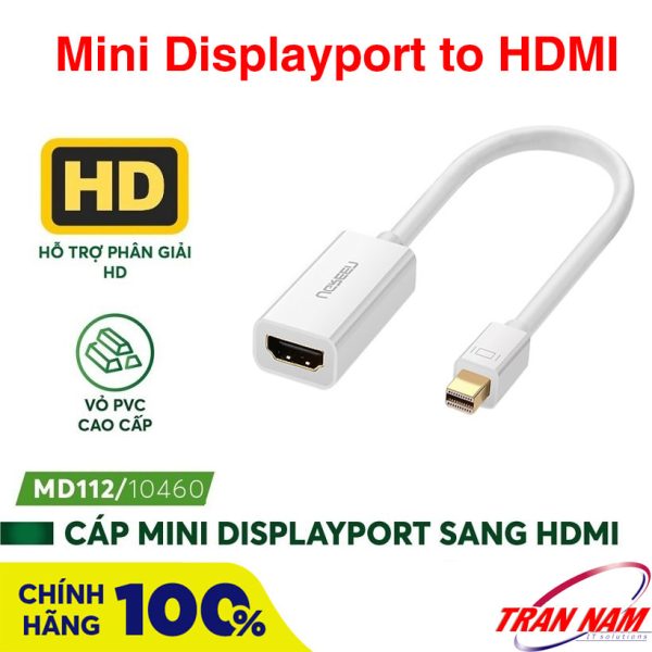cap-mini-displayport-sang-hdmi-ho-tro-full-hd-ugreen-10460