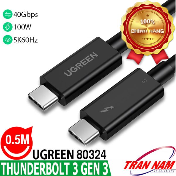 cap-usb-type-c-thunderbolt-3-dai-0-5m-ho-tro-5k60hz-ugreen-80324