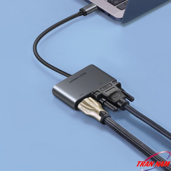 cap-chuyen-usb-type-c-to-hdmivga-va-sac-pd-ugreen-50505