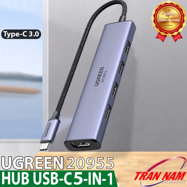 hub-chuyen-usb-c-sang-hdmi-kem-4-cong-usb-3-0-ugreen-20955