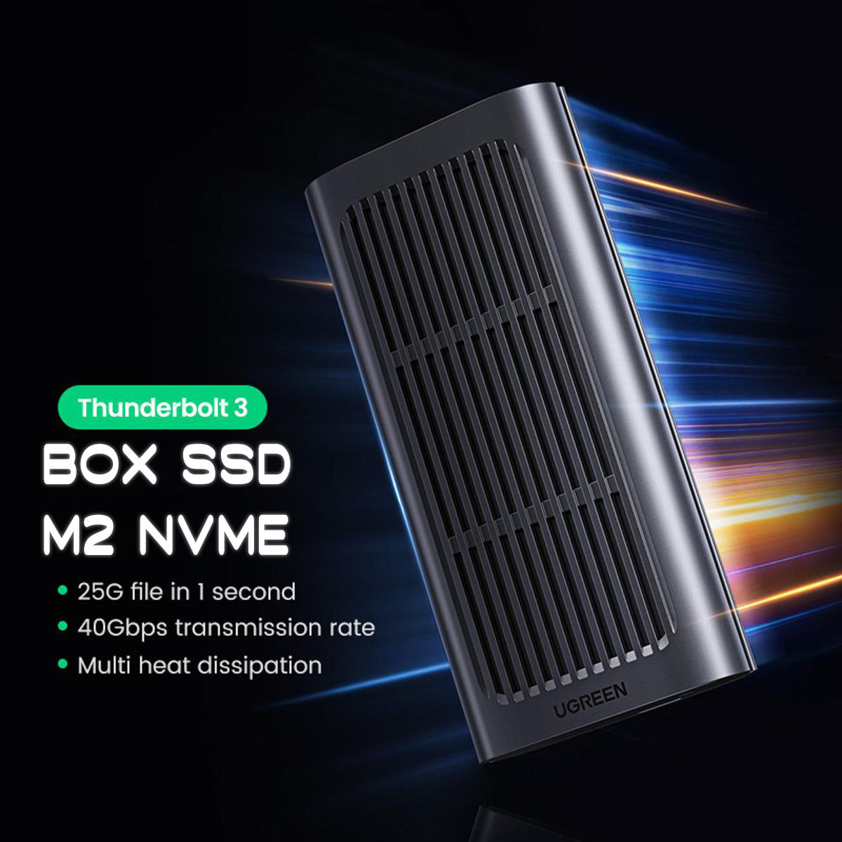 Box SSD M2 Nvme Thunderbolt 3 Ugreen 80336 Hỗ Trợ Tốc Độ 40Gbps 14 box-ssd-m2-nvme-thunderbolt-3-ugreen-80336-ho-tro-toc-do-40gbps