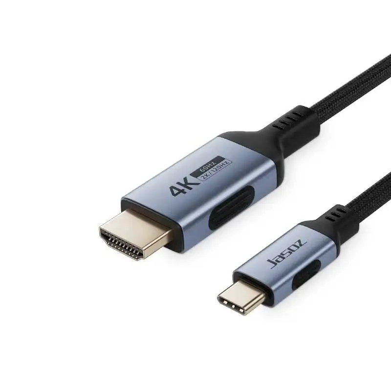 Cáp USB-C to HDMI 4K@60Hz Jasoz T-H102 dài 2M Cáp USB Type C sang HDMI Jasoz T-H102 dài 2M hỗ trợ 4K@60Hz