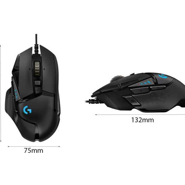 Chuột game Logitech G502 Hero (USB/RGB/đen)