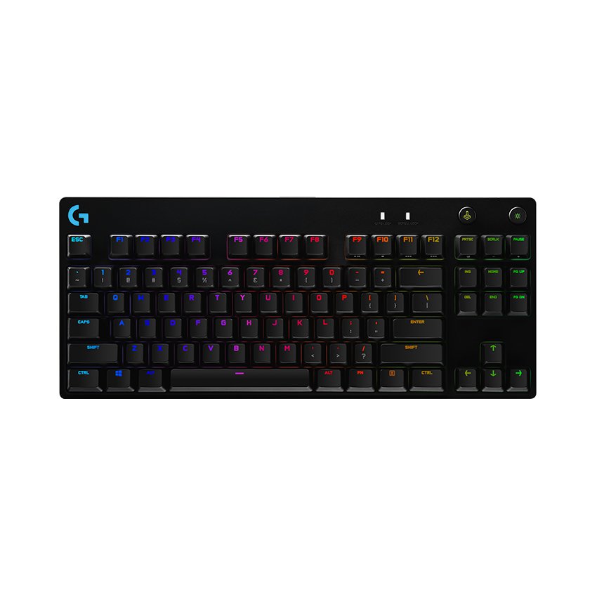 Bàn phím cơ Logitech G Pro X RGB Lightsync (USB/Blue Clicky sw/đen)