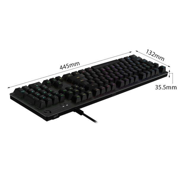 Bàn phím cơ Logitech G512 Lightsync RGB Linear (USB/GX Red)