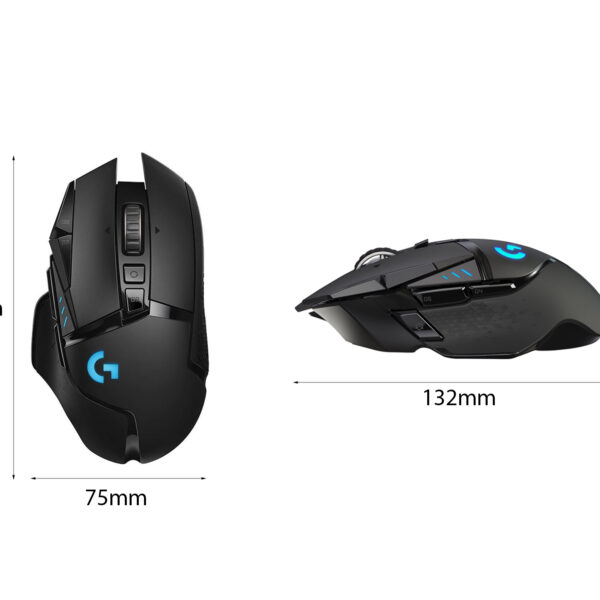 Chuột game Không dây Logitech G502 Hero Lightspeed (USB/RGB/Đen) 