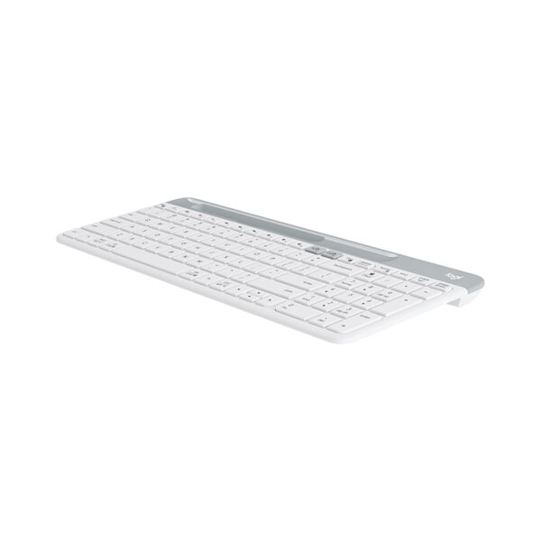 Bàn phím không dây Logitech K580 Pale Grey (USB/Bluetooth/Trắng)