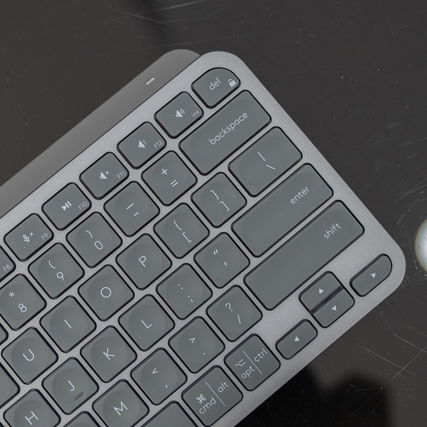 Bàn phím không dây Logitech MX Keys Mini Graphite (USBC/Bluetooth/Xám)