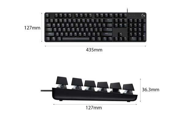 Bàn phím cơ Logitech G413 SE Tactile sw (USB/PBT)