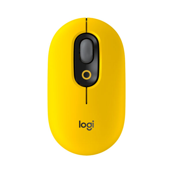 Chuột không dây Logitech Pop Emoji Blast Yellow (USB/Bluetooth/Vàng)