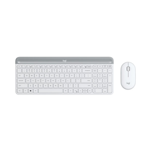 Bộ Bàn phím chuột không dây Logitech MK470 Trắng (USB)
