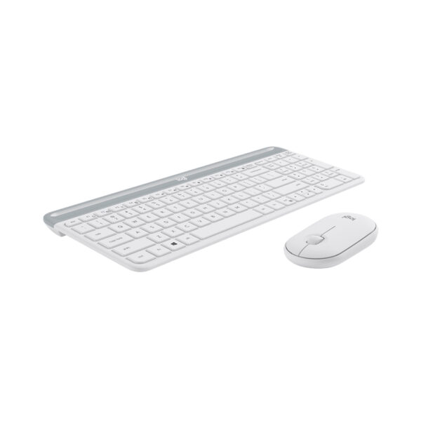 Bộ Bàn phím chuột không dây Logitech MK470 Trắng (USB)