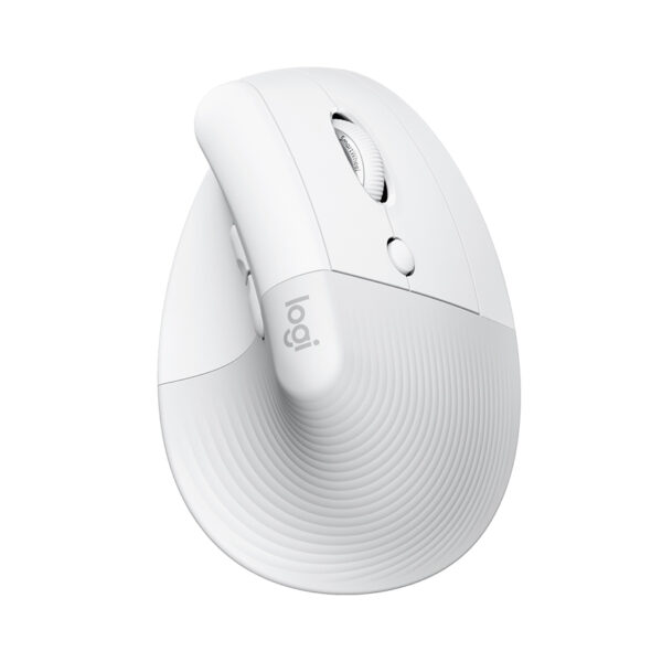Chuột không dây Logitech Lift Vertical Ergonomic Pale Grey (USB/Bluetooth) (910-006480)