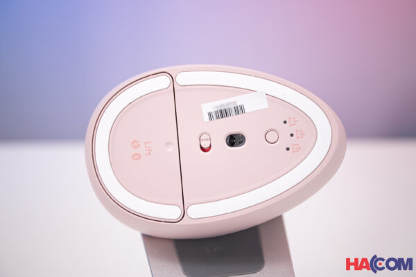 Chuột không dây Logitech Lift Vertical Ergonomic Rose (USB/Bluetooth) (910-006481)