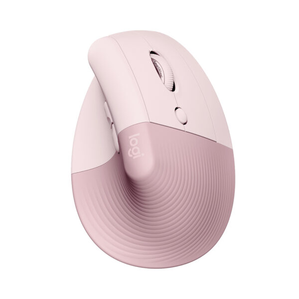 Chuột không dây Logitech Lift Vertical Ergonomic Rose (USB/Bluetooth) (910-006481)