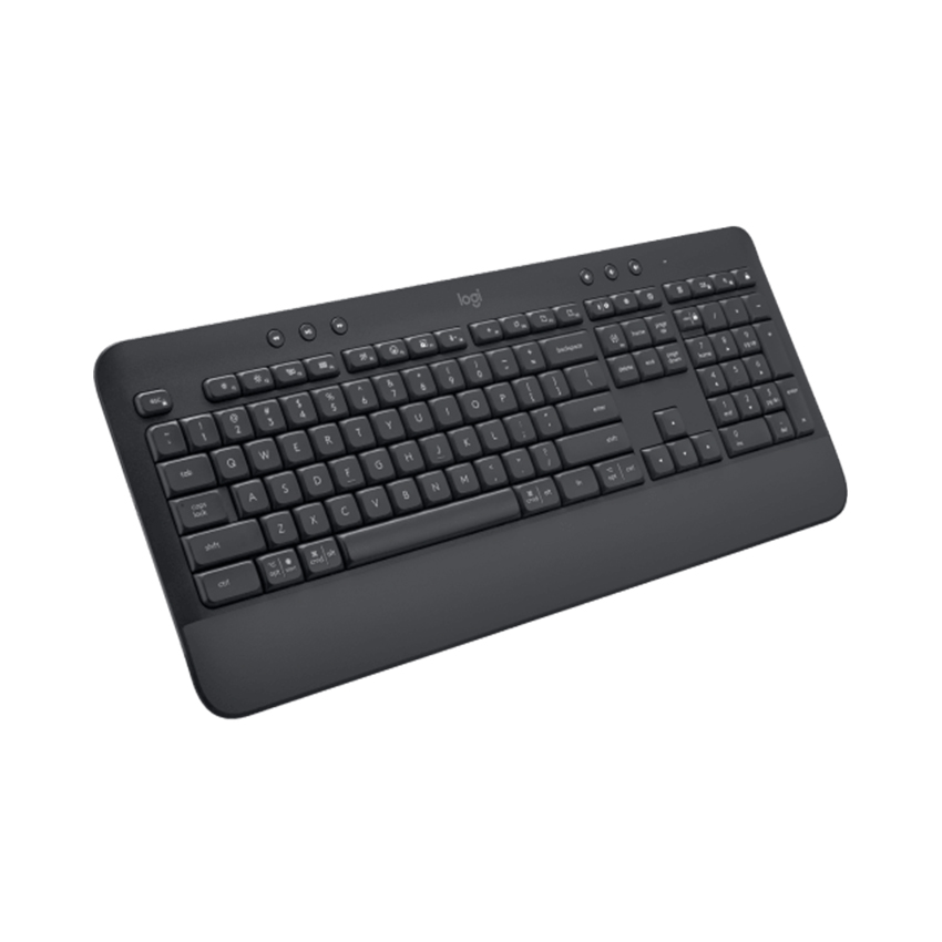 Bàn phím không dây Logitech K650 Graphite (USB/Bluetooth/Đen) (920-010955)