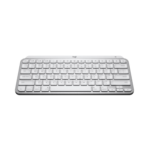Bàn phím Không dây Logitech MX Keys Mini Pale Grey for MAC (USB/Bluetooth/xám trắng)