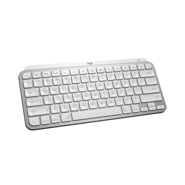 Bàn phím Không dây Logitech MX Keys Mini Pale Grey for MAC (USB/Bluetooth/xám trắng)