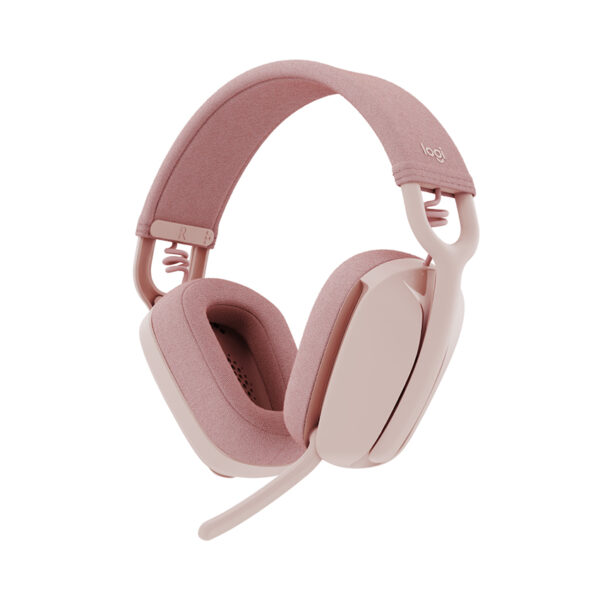 Tai nghe không dây Logitech Zone Vibe 100 (Bluetooth 5.2 - Màu Hồng)