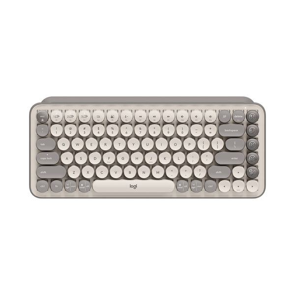 Bàn phím không dây Logitech Pop Keys XÁM (MIST SAND) 920-011226