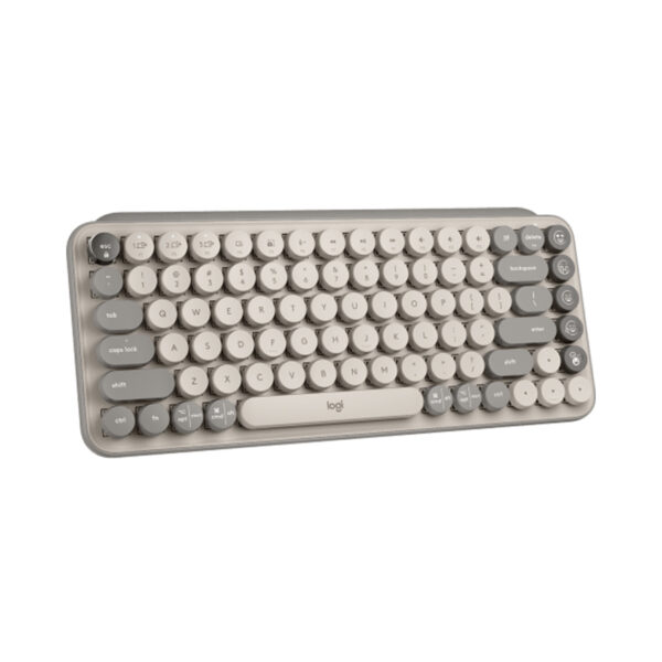 Bàn phím không dây Logitech Pop Keys XÁM (MIST SAND) 920-011226