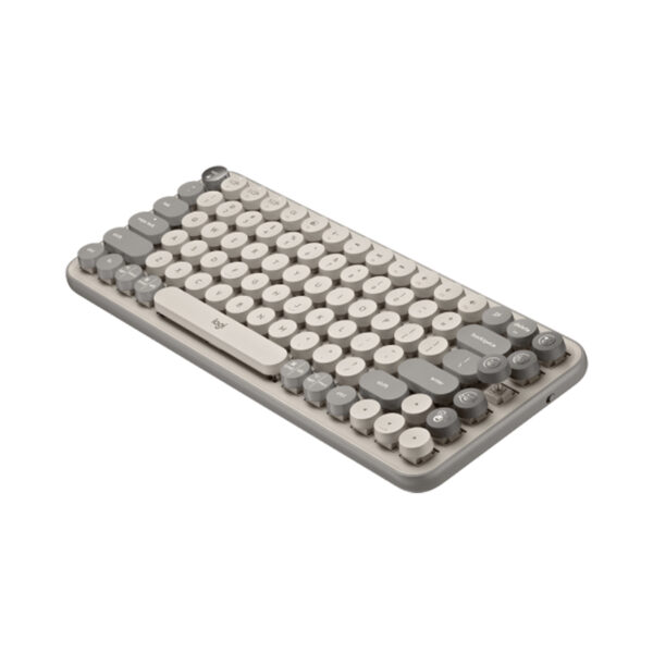 Bàn phím không dây Logitech Pop Keys XÁM (MIST SAND) 920-011226