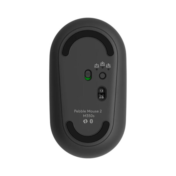 Chuột không dây Logitech Pebble M350s Màu Đen (Wireless/Bluetooth) _ 910-006988