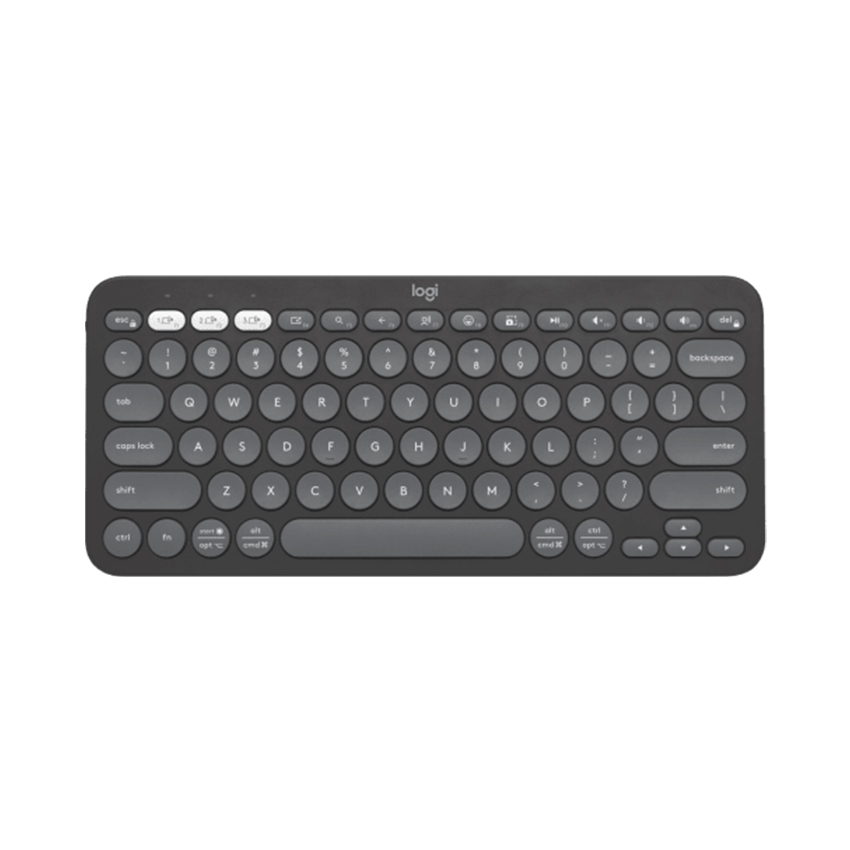 Bàn phím không dây Logitech Pebble keys 2 K380s Màu Đen (Wireless/Bluetooth) _ 920-011753