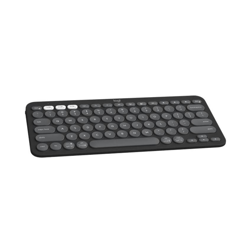 Bàn phím không dây Logitech Pebble keys 2 K380s Màu Đen (Wireless/Bluetooth) _ 920-011753
