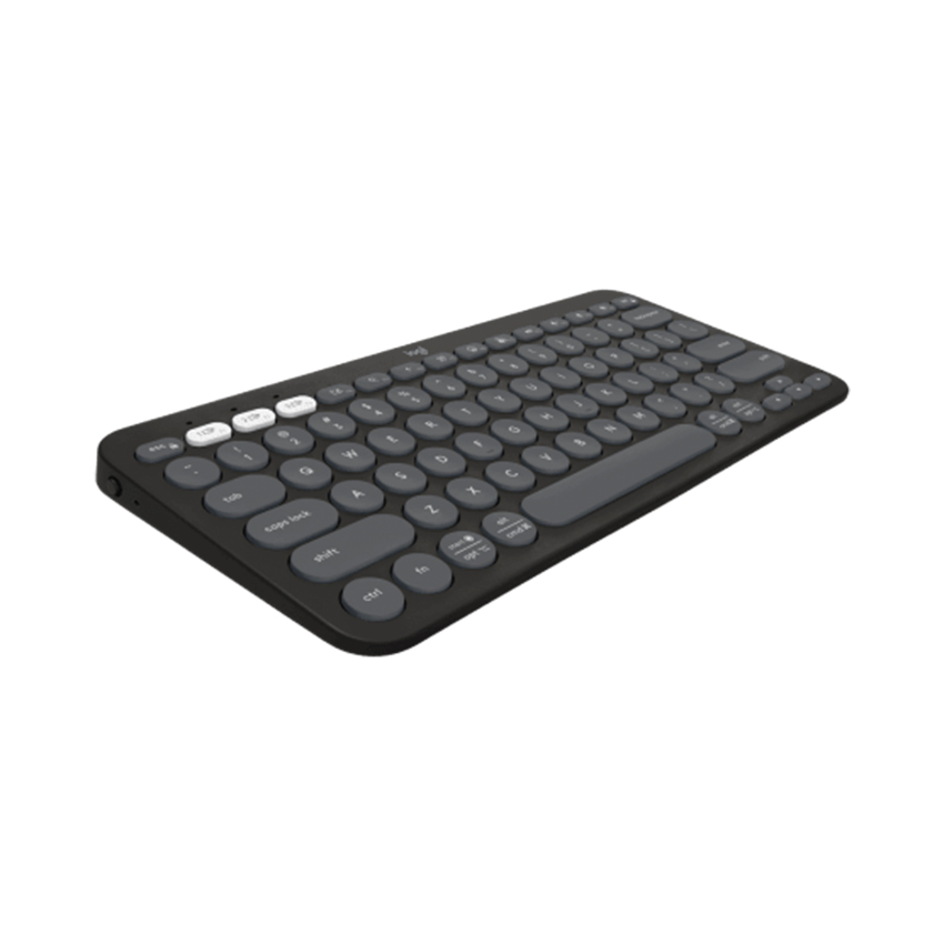 Bàn phím không dây Logitech Pebble keys 2 K380s Màu Đen (Wireless/Bluetooth) _ 920-011753