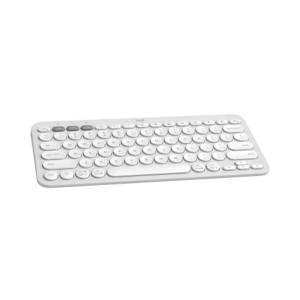 Bàn phím không dây Logitech Pebble keys 2 K380s Màu Trắng (Wireless/Bluetooth) _ 920-011754