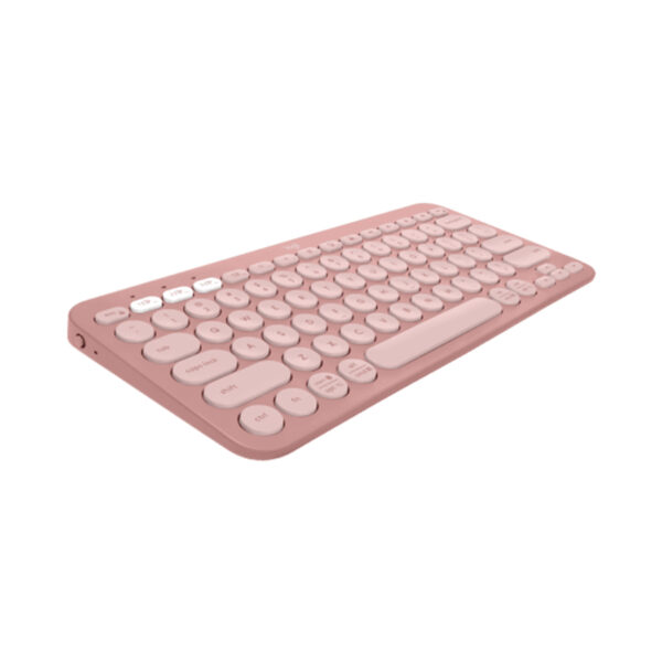 Bàn phím không dây Logitech Pebble keys 2 K380s Màu Hồng (Wireless/Bluetooth) _ 920-011755