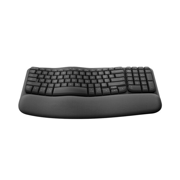 Bàn phím không dây Logitech Wave Keys Ergonomic Graphite (USB 2.4GHz Logi Bolt , Bluetooth) _ 920-012281