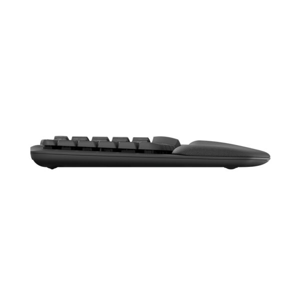 Bàn phím không dây Logitech Wave Keys Ergonomic Graphite (USB 2.4GHz Logi Bolt , Bluetooth) _ 920-012281