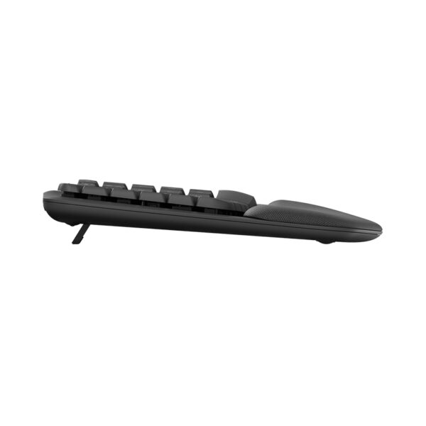 Bàn phím không dây Logitech Wave Keys Ergonomic Graphite (USB 2.4GHz Logi Bolt , Bluetooth) _ 920-012281