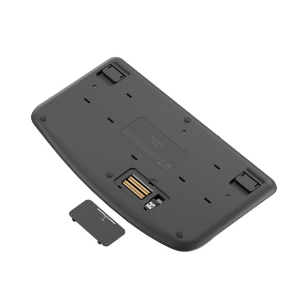 Bàn phím không dây Logitech Wave Keys Ergonomic Graphite (USB 2.4GHz Logi Bolt , Bluetooth) _ 920-012281