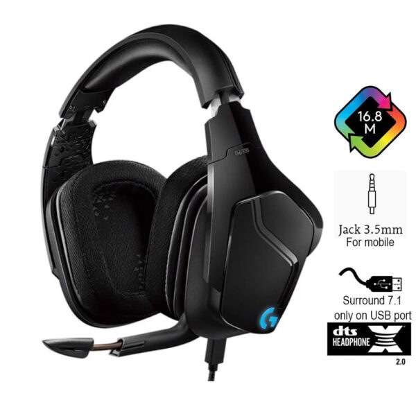 Tai nghe Gaming Logitech G633S LIGHTSYNC 7.1