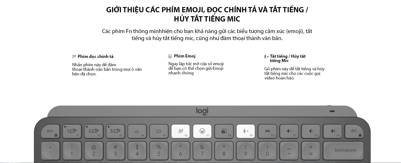 Bàn phím không dây Logitech MX Keys Mini Rose (USBC/Bluetooth/Hồng) 3