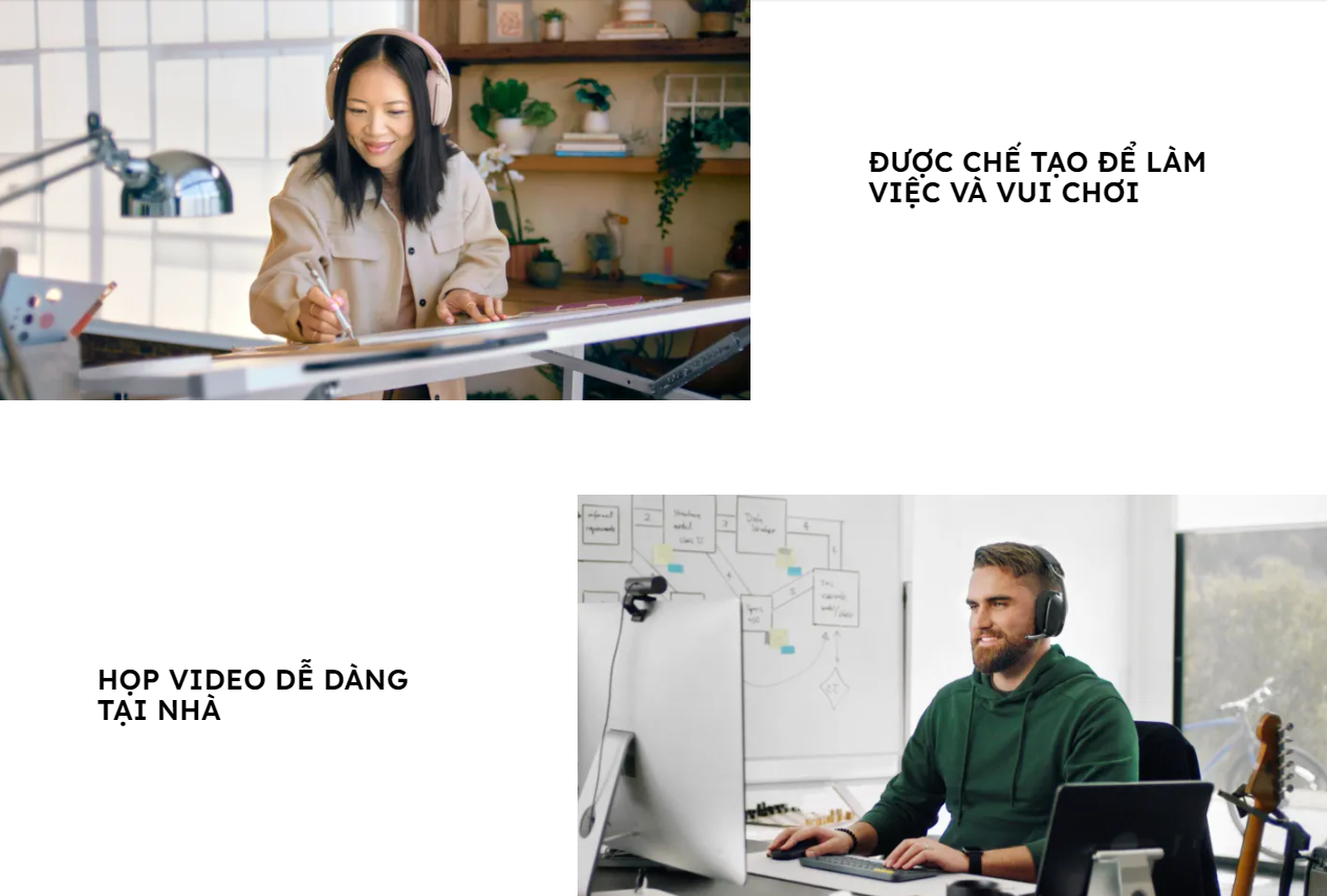 Tai nghe không dây Logitech Zone Vibe 100 (Wireless/Bluetooth 5.2 - Màu Hồng) 2