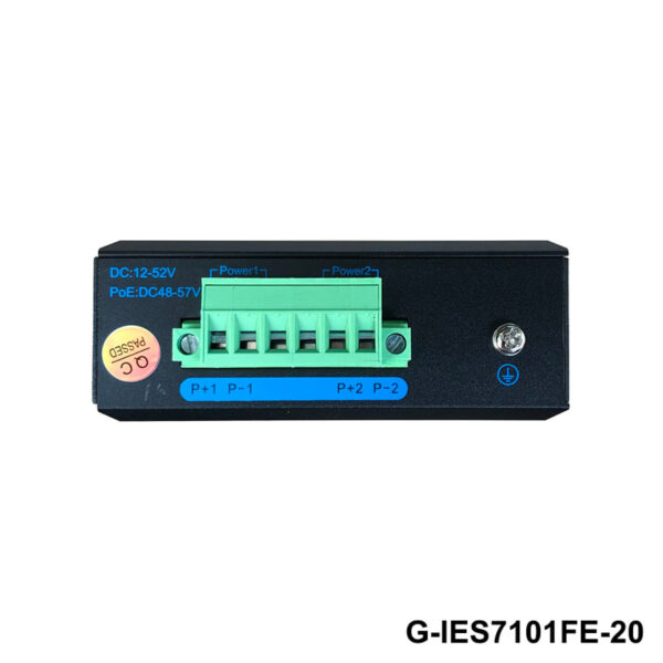 Bộ Chuyển Quang Điện Công Nghiệp Sang 1 Cổng LAN PoE Tốc Độ 10/100Mbp Gnetcom G-IES7101FE-20