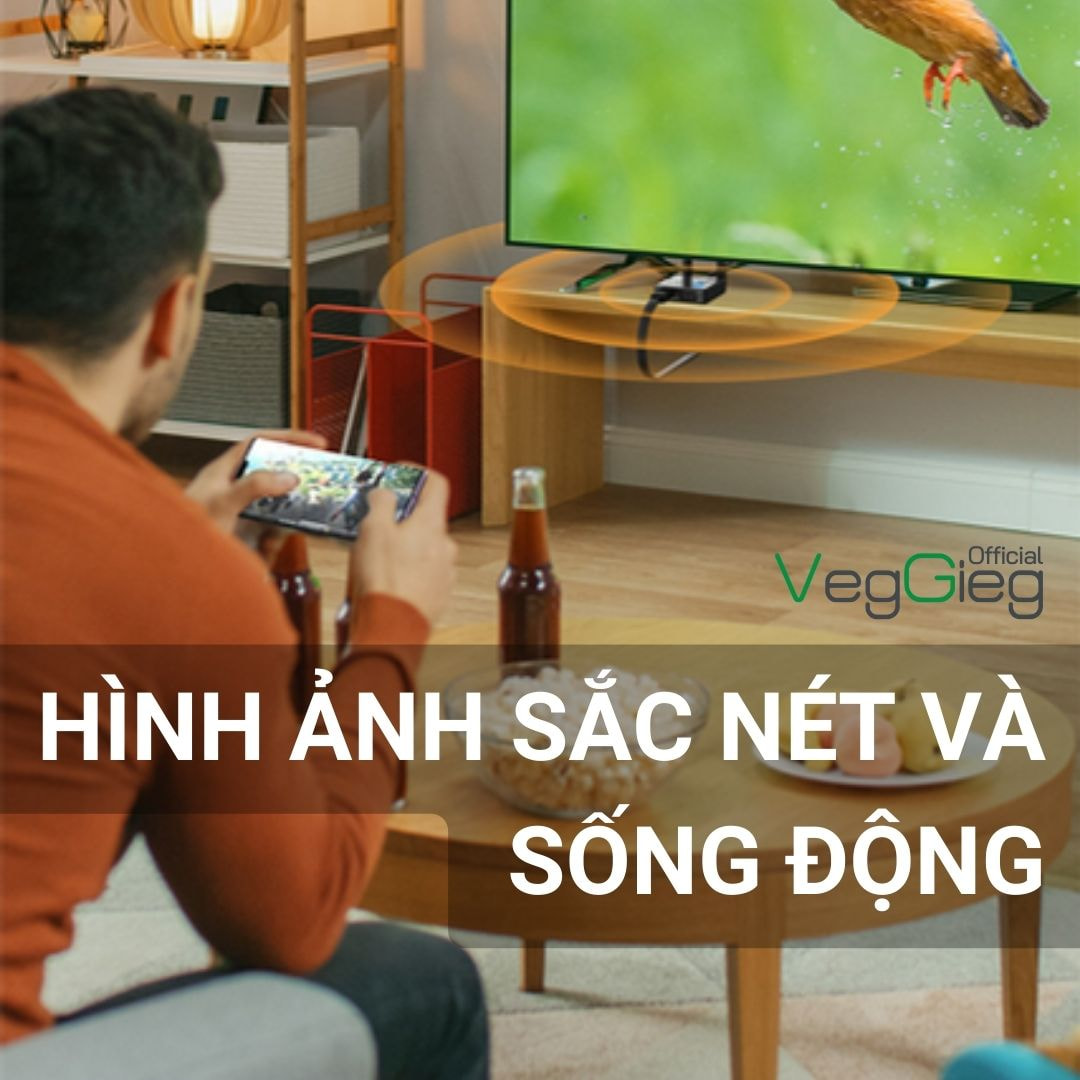 Bộ Phát HDMI Không Dây 4K Veggieg V-Q03