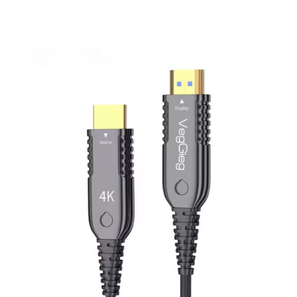 Cáp HDMI 2.0 Sợi Quang Cao Cấp Veggieg Hỗ Trợ 4K@60Hz