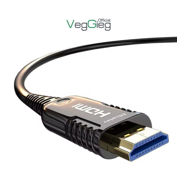 Cáp HDMI 2.0 Sợi Quang Cao Cấp Veggieg Hỗ Trợ 4K@60Hz