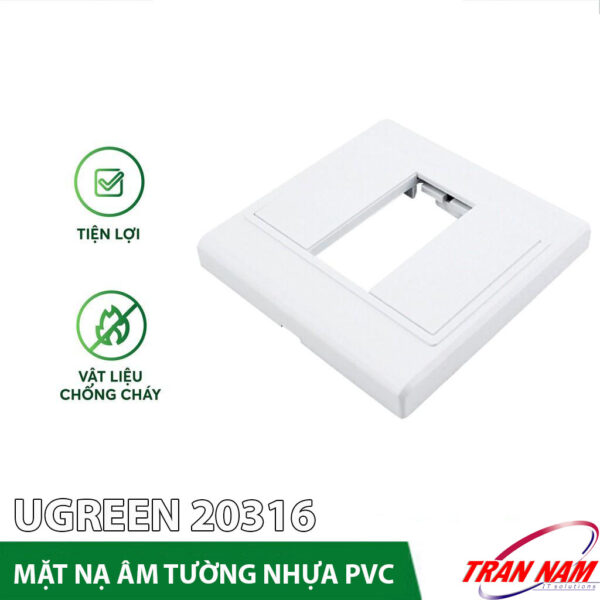 Mặt Nạ Nhựa CHo Các thiết bị âm tường Ugreen 20316